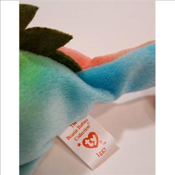 1997 Ty Beanie Baby Rainbow The Chameleon - With Iggy Error Tags