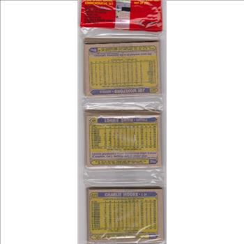 1987 Topps Baseball 49 Card Rack Pack w/ Nolan Ryan On Front