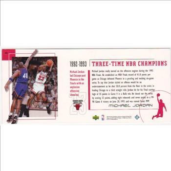 1999 Upper Deck Michael Jordan Career Set Jumbo #CC3 Card