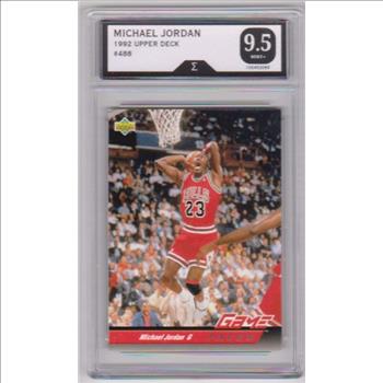 Graded Sigma Mint+ 9.5 - Michael Jordan 1992-93 Upper Deck #488 Card