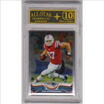 Graded 10 - Rob Gronkowski 2013 Topps Chrome #35 Card