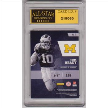 Graded 10 - Tom Brady 2016 Panini Contenders Draft Picks #25 Card