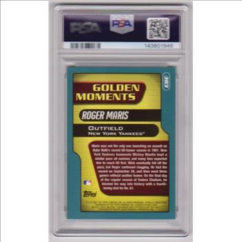 Graded PSA Mint 9 - Roger Maris 2001 Topps #383 Card