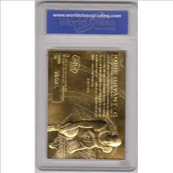 Rookie Graded Gem Mint 10 - Kobe Bryant 1996-97 Fleer w/ Purple Signature 23 Kt Gold Card