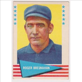1961 Fleer Roger Bresnahan #10 Card - HOF'er