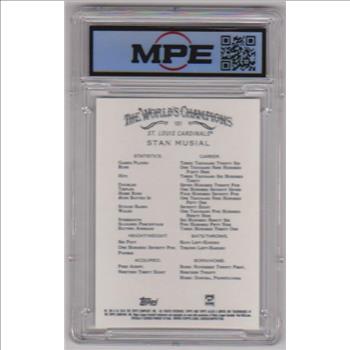 Graded MPE Mint+ 9.5 - Stan Musial 2024 Topps Allen & Ginter #101 Card