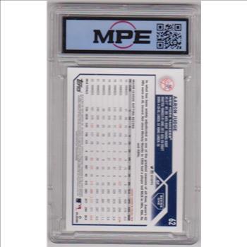 Graded MPE Gem Mint 10 - Aaron Judge 2023 Topps #62 Card