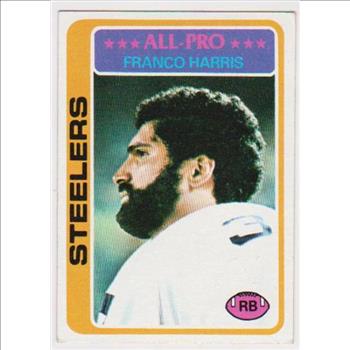 1978 Topps Franco Harris #500 Card - HOF'er