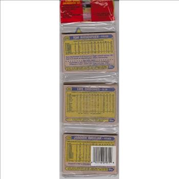 1987 Topps Baseball 49 Card Rack Pack w/ Wade Boggs On Front