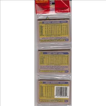 1987 Topps Baseball 49 Card Rack Pack w/ Lance Parrish On Front