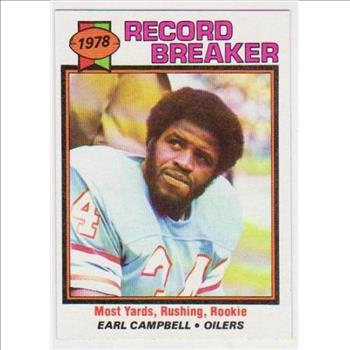 1979 Topps Earl Campbell #331 Rookie Year Card - HOF'er
