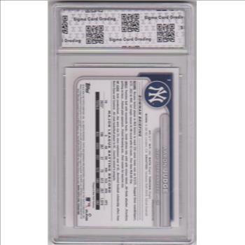 Graded Sigma Gem Mint 10 - Aaron Judge 2024 Bowman #7 Card
