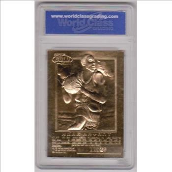 Rookie Graded Gem Mint 10 - Kobe Bryant 1996-97 Skybox EX-2000 Sky Background 23 Kt Gold Card