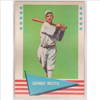 1961 Fleer Johnny Mostil #64 Card