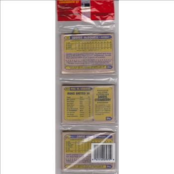 1987 Topps Baseball 49 Card Rack Pack w/ Dave Winfield On Front