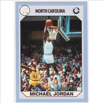 Michael Jordan 1990 North Carolina #93 College Card