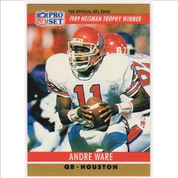 Wrong Front Error - Bo Jackson 1990 Pro Set Football Card