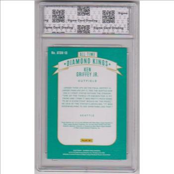 Graded Sigma Mint 9 - Ken Griffey Jr. 2020 Panini All-Time Diamond Kings #ATDK-10 Insert Card