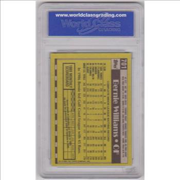 Rookie Graded Gem Mint 10 - Bernie Williams 1990 Topps #701 Card