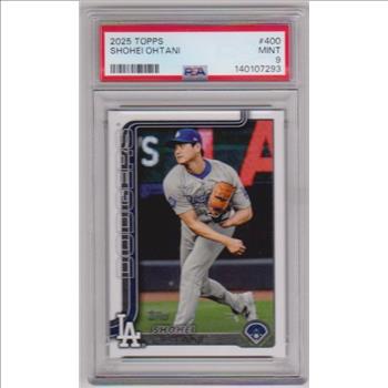 Graded PSA Mint 9 - Shohei Ohtani 2025 Topps #400 Card