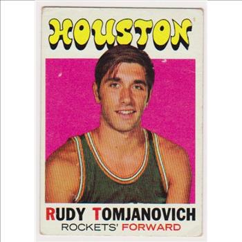 1971-72 Topps Rudy Tomjanovich #91 Rookie Card - HOFer