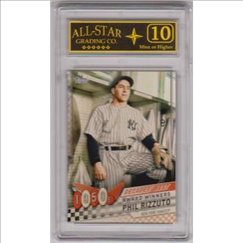 Graded 10 - Phil Rizzuto 2020 Topps Decades' Best #DB-10 Insert Card