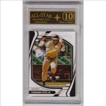 Graded 10 - Fernando Tatis Jr. 2022 Panini Absolute #50 Card