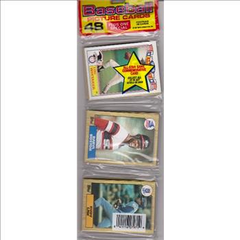 1987 Topps Baseball 49 Card Rack Pack w/ Lou Whitaker On Front