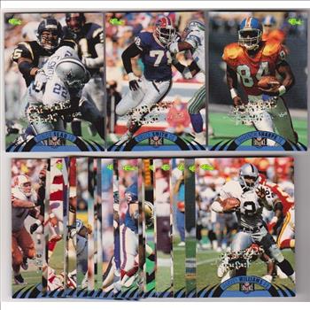 Only 499 Exist - 25 Different 1996 Classic NFL Experience Printers Proof Insert Cards w/ Bruce Smith + More