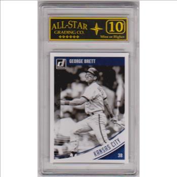 Graded 10 - George Brett 2018 Donruss #120 Card