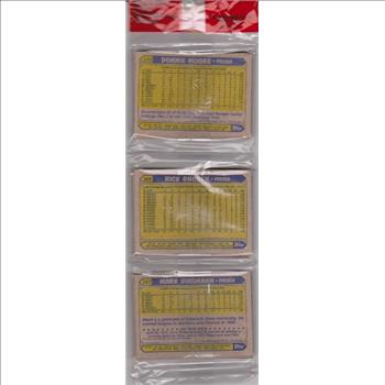 1987 Topps Baseball 49 Card Rack Pack w/ Dave Winfield On Front