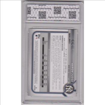 Graded Sigma Mint+ 9.5 - Aaron Judge 2022 Bowman #2 Card