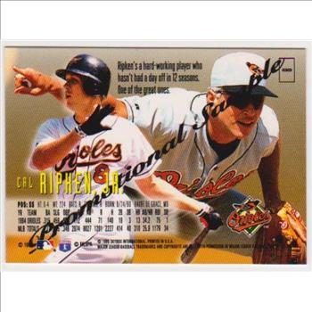 1995 Skybox Emotion Promotional Sample Cal Ripken, Jr. #8 Card