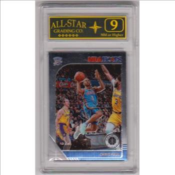 Graded 9 - Chris Paul 2019-20 Hoops Premium Stock #67 Card