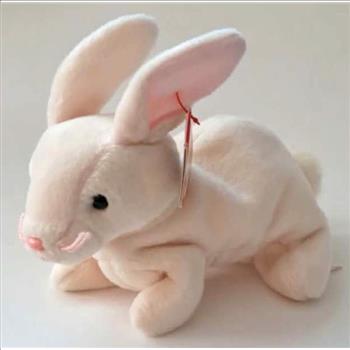 1999 Ty Beanie Baby Nibbler The Rabbit - With Original Tags