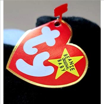 1996 Ty Beanie Baby Waves The Whale - New With Tags