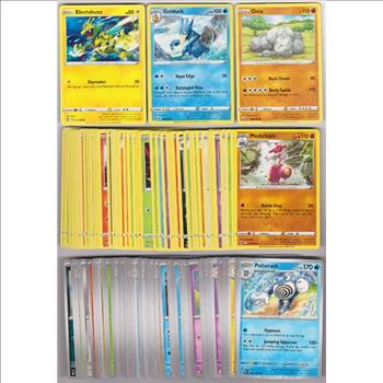 100 Different Pokemon Trading Cards w/ Electabuzz + More
