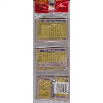 1987 Topps Baseball 49 Card Rack Pack w/ Cal Ripken On Front