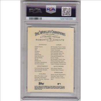 Graded PSA Mint 9 - Roberto Clemente 2006 Topps Allen & Ginter #268 Card