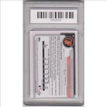 Graded Gem Mint 10 - Gunnar Henderson 2024 Bowman #49 Card