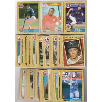 150 Different 1987 Topps Baseball Cards w/ Nolan Ryan + More