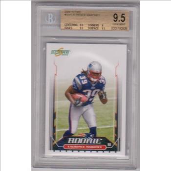 Rookie Graded BGS Gem Mint 9.5 - Laurence Maroney 2006 Score #354 Card
