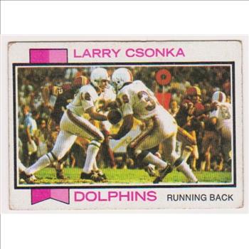 1973 Topps Larry Csonka #100 Card - HOF'er