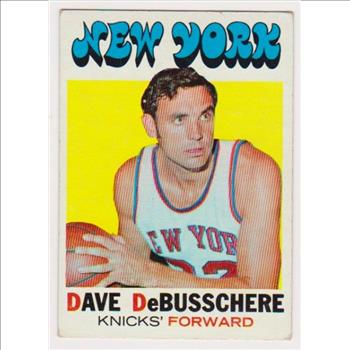 1971-72 Topps Dave DeBusschere #107 Card - HOF'er