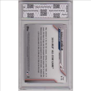 Graded Sigma Mint+ 9.5 - Ronald Acuna Jr. 2020 Topps Chrome Update #U-75 Card