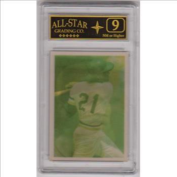 Graded 9 - Roberto Clemente 1986 Sportflics Decade Greats #43 Card