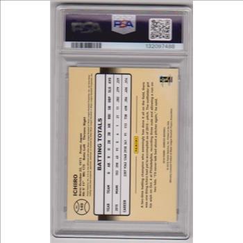 Graded PSA Gem Mint 10 - Ichiro Suzuki 2016 Donruss #149 Card