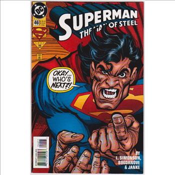 1995 DC Comics Superman The Man Of Steel #46 Issue
