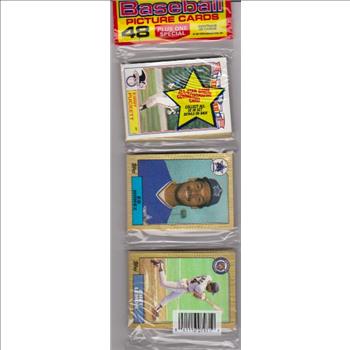 1987 Topps Baseball 49 Card Rack Pack w/ Kirby Puckett On Front