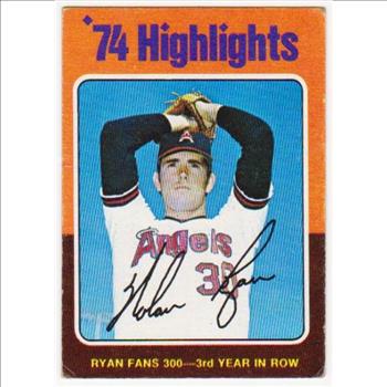 1975 Topps Nolan Ryan #5 Card